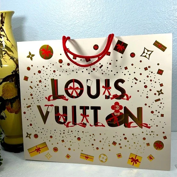 Louis Vuitton Bags Lv Louis Vuitton Large Christmas Paper Bag